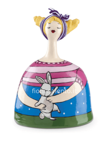 Salvadanaio Le Pupazze con Peluche Coniglio