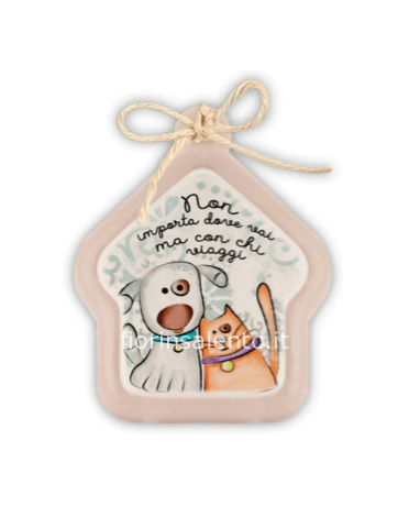 Mini Formella Pensieri&Parole Casa “Viaggiare” 11,5X10