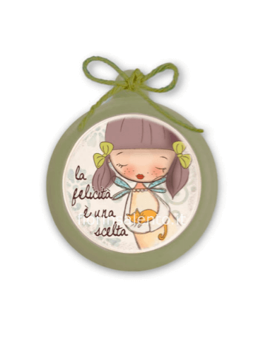 Mini Formella Pensieri&Parole Tonda “Scelta” 6X7