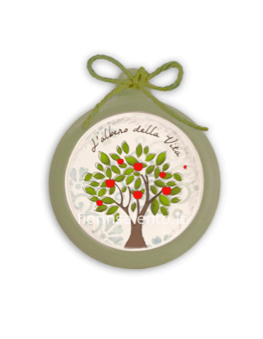 Mini Formella Pensieri&Parole Tonda “Albero Della Vita” 6X7