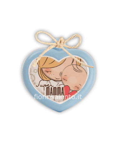 Mini Formella Pensieri&Parole Cuore “Mamma” 6X7