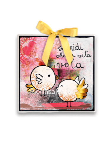 Formella Migliore Amico Pulcini 11X11