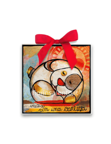 Formella Migliore Amico Cane 11X11