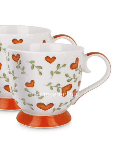 Set Tazze Tea For Two Rossa