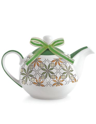 Teiera Tea For Two Verdone La Raffinatezza